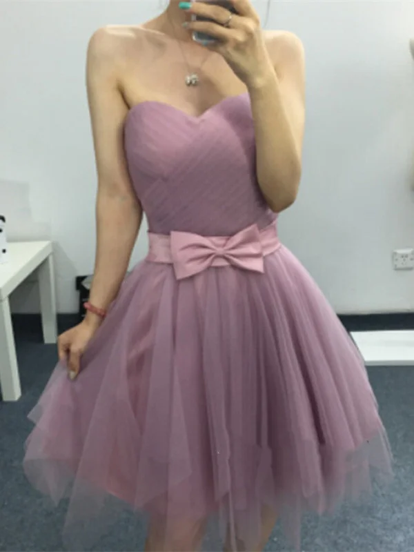 Bargain Prices Sweetheart Neck Short Purple Prom Dress, Short Purple Graduation Dress, Homecoming Dress Bargain Prices Sweetheart Neck Short Purple Prom Dress, Short Purple Graduation Dress, Homecoming Dress