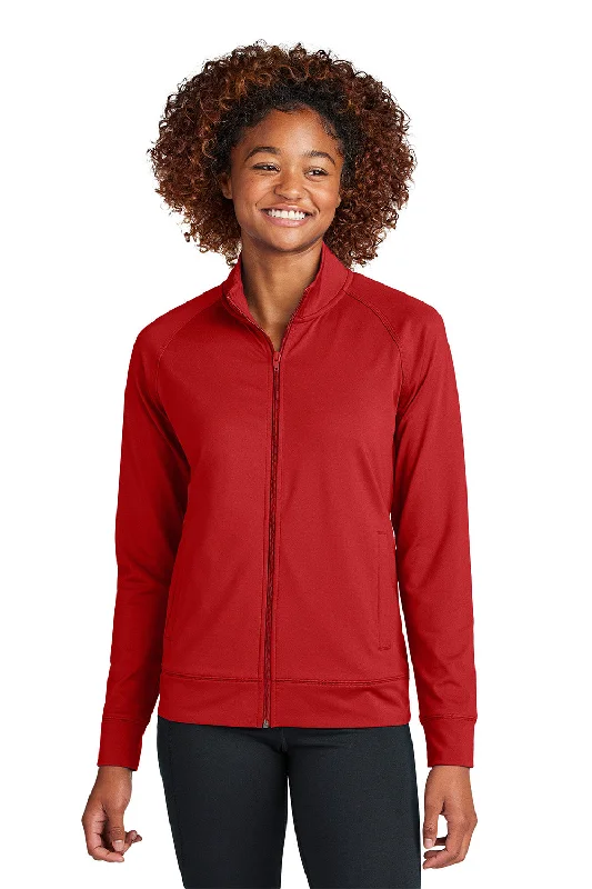 Get It Before It’s Gone Sport-Tek Womens Sport-Wick Moisture Wicking Full Zip Cadet Jacket - Deep Red - New Get It Before It’s Gone Sport-Tek Womens Sport-Wick Moisture Wicking Full Zip Cadet Jacket - Deep Red - New