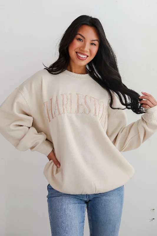 Customer Appreciation Sale Charleston Embroidered Sweatshirt