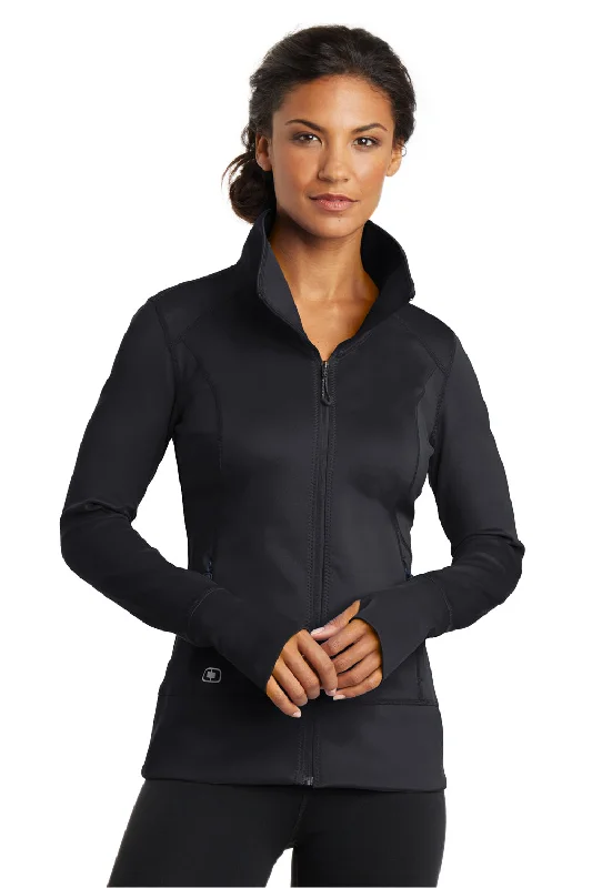 Steals and Deals Ogio Womens Endurance Fulcrum Full Zip Jacket - Blacktop