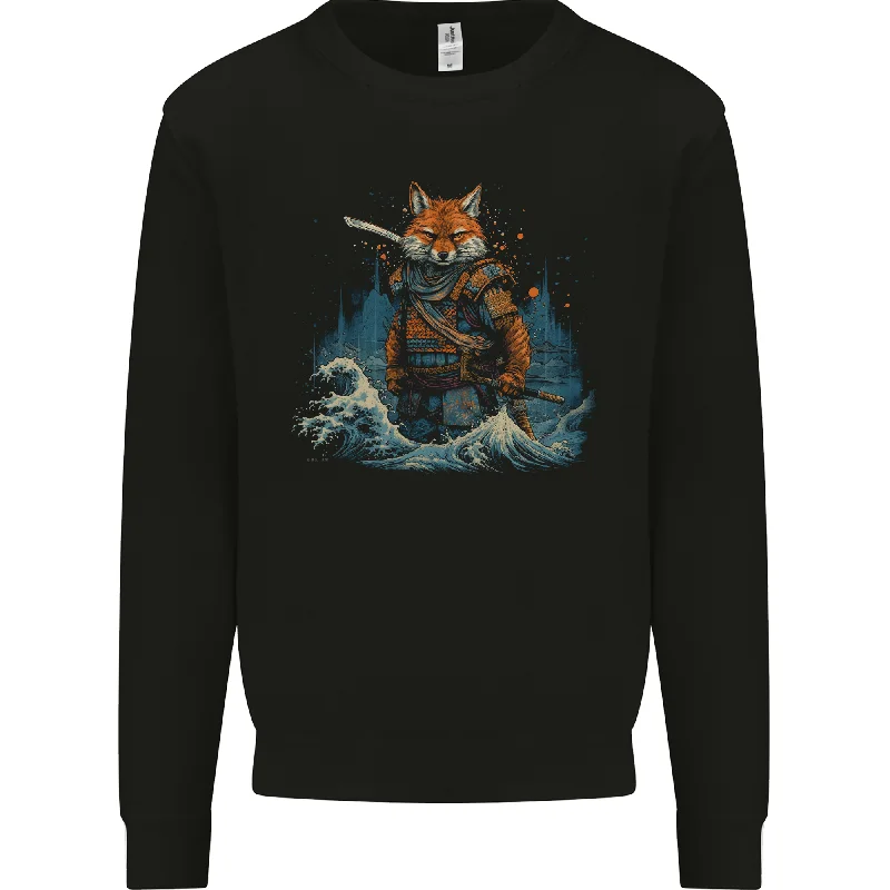 chic fitness hoodieA Japanese Samurai Kitsune Bushido Ronin Mens Sweatshirt Jumper