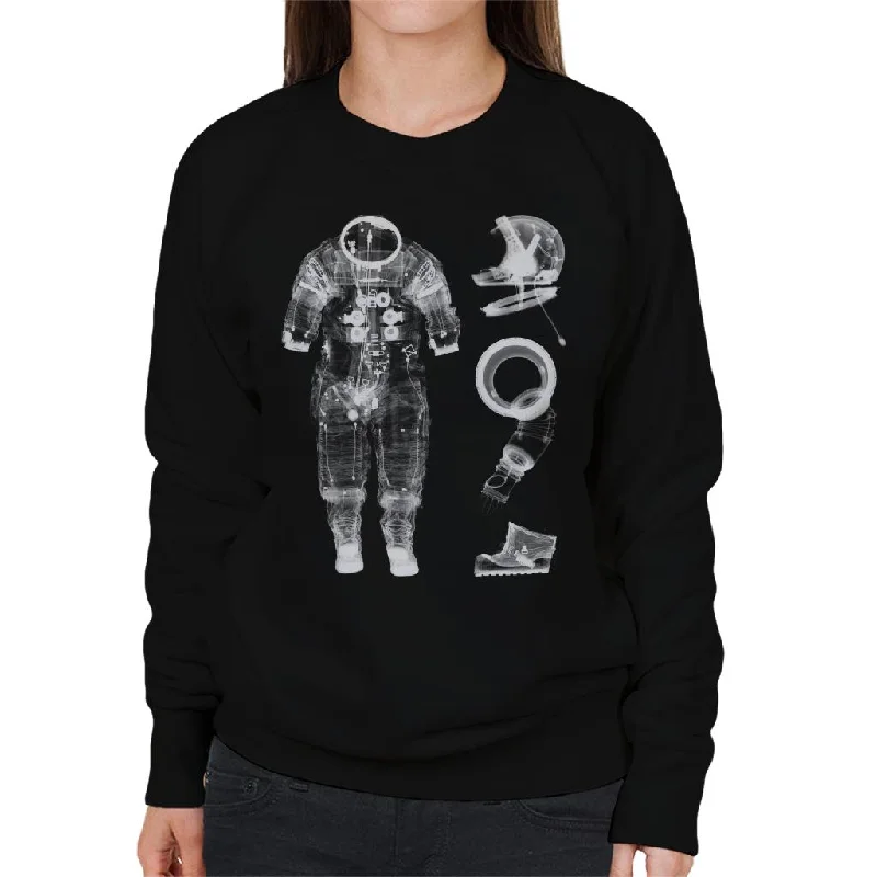 Online Specials NASA Apollo 14 A7 L Pressure Suit X Ray Women's Sweatshirt