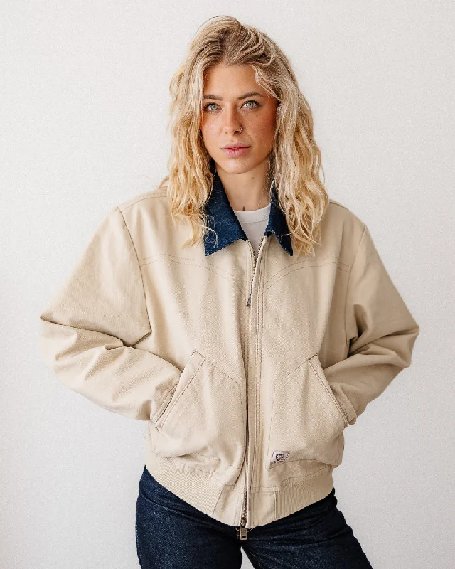 Members Only Lonely Hearts Turner Jacket - Ecru