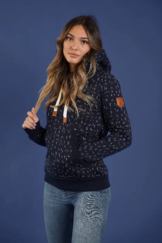 Major Savings Georgia Print Navy Hoodie