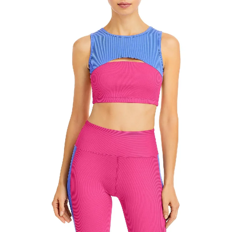 Final Markdown Year of Ours Womens Cut-Out Workout Sports Bra