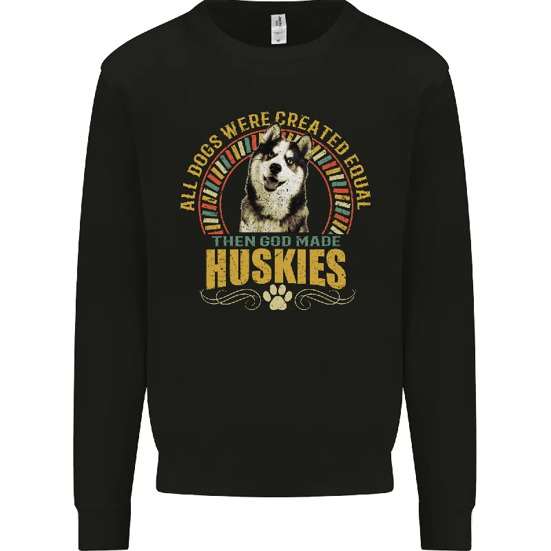 breathable gym hoodieA Huskies Dog Mens Sweatshirt Jumper