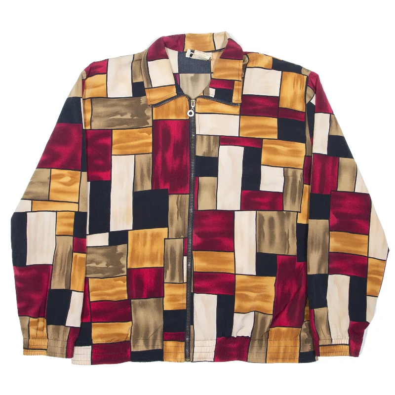 Reduced Prices TEDDI Jacket Red 80s Geometric Womens M