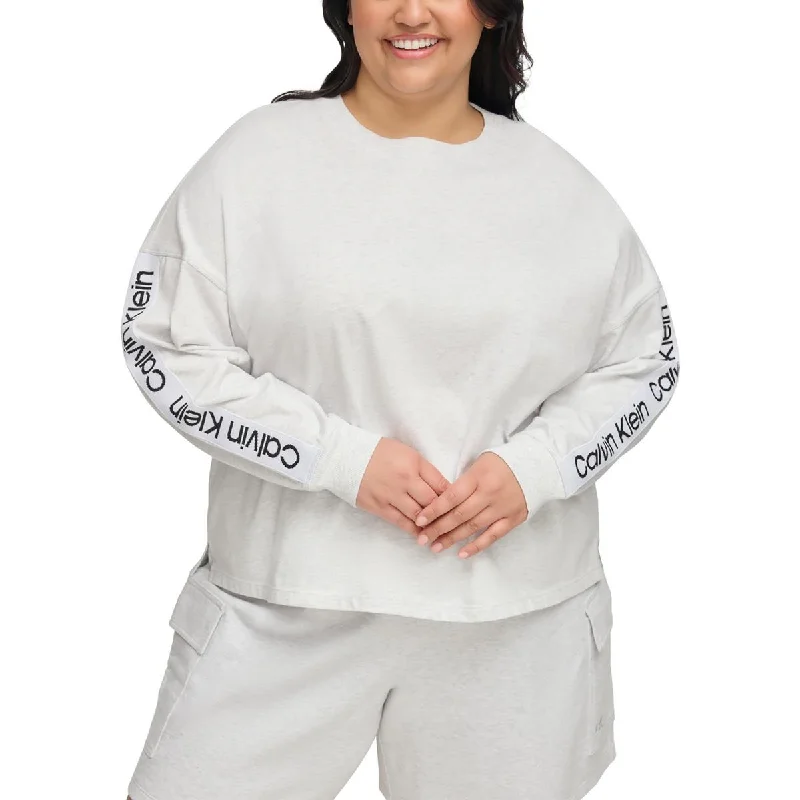Special Price Calvin Klein Performance Womens Fitness Workout Sweatshirt
