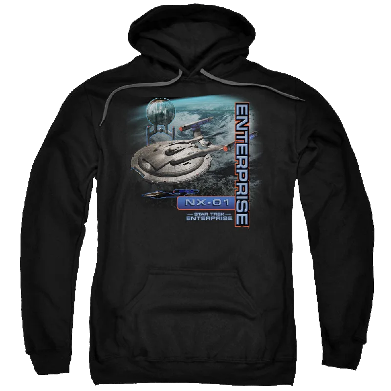 retro hoodieStar Trek Enterprise Enterprise Nx 01 - Pullover Hoodie