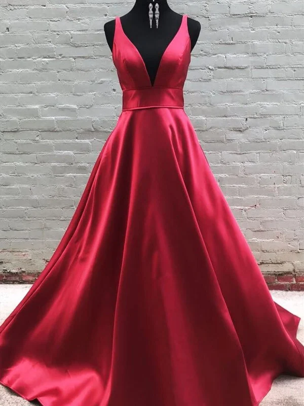 Limited Edition A Line V Neck Burgundy Prom Dresses, V Neck Burgundy Formal Bridesmaid Dresses Limited Edition A Line V Neck Burgundy Prom Dresses, V Neck Burgundy Formal Bridesmaid Dresses