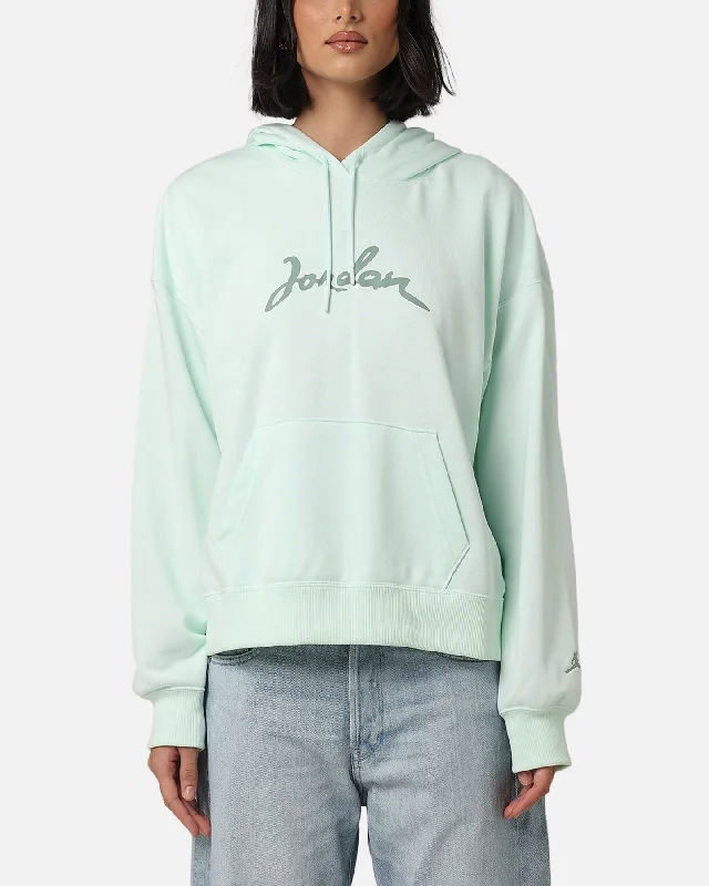 Sneak Peek Sale Jordan Women's Brooklyn Fleece Pullover Hoodie Barely Green/Jade Smoke