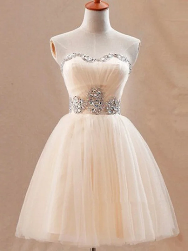 Today’s Special A Line Sweetheart Neck Champagne Prom Dresses, Short Champagne Bridesmaid Dresses, Graduation Dress, Homecoming Dress Today’s Special A Line Sweetheart Neck Champagne Prom Dresses, Short Champagne Bridesmaid Dresses, Graduation Dress, Homecoming Dress