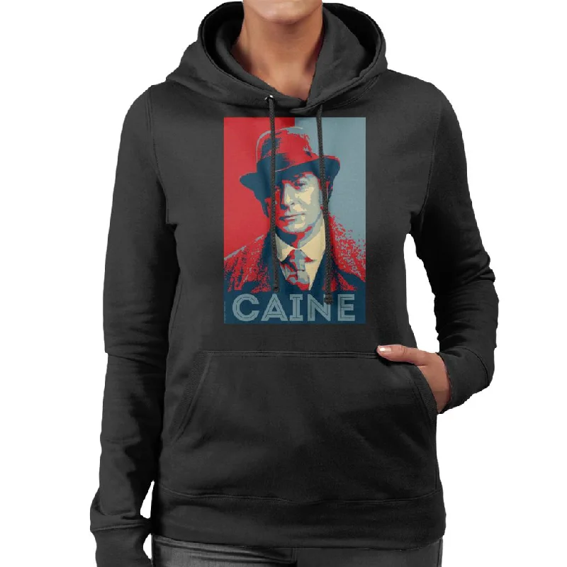 premium zip-up hoodieTV Times Michael Caine In Jack The Ripper Women's Hooded Sweatshirt