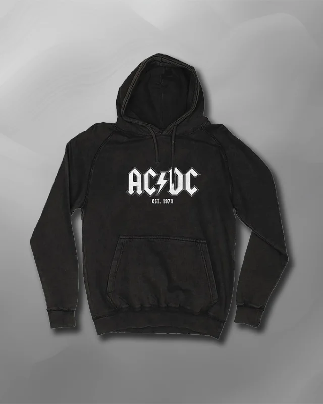 Savings Galore AC/DC - Lightning Black Vintage Hood