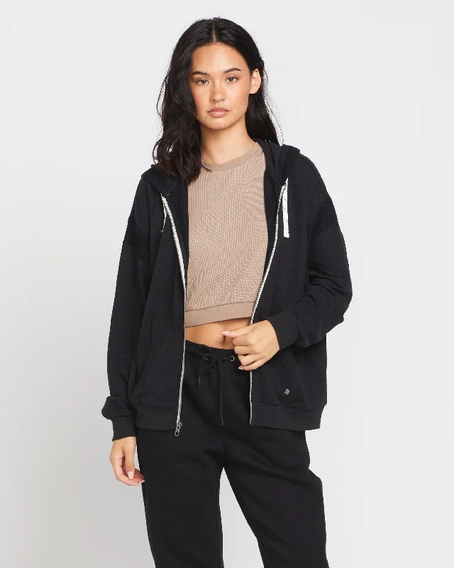 Huge Discounts Lived in Lounge Frenchie Zip Hoodie - Black