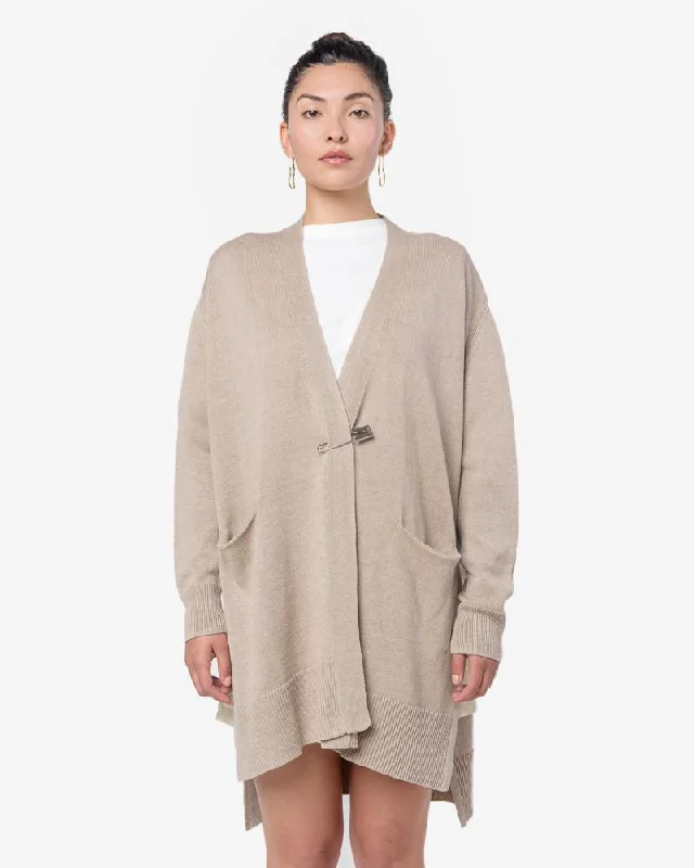 Last Chance Whole Cardi in Beige