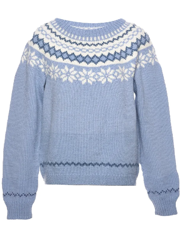 Price Rollback Nordic Light Blue Jumper - M