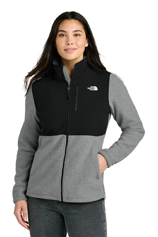Don’t Miss Out The North Face Womens Highest Peak Fleece Full Zip Jacket - Heather Medium Grey/Black - New Don’t Miss Out The North Face Womens Highest Peak Fleece Full Zip Jacket - Heather Medium Grey/Black - New