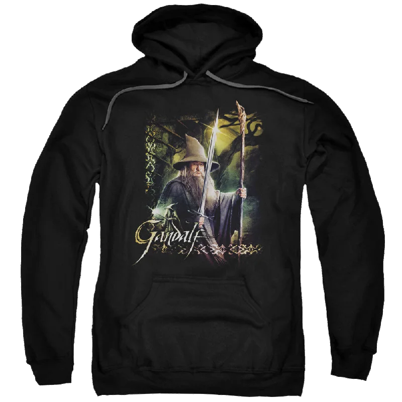 Final Clearance Hobbit Movie Trilogy, The Sword And Staff - Pullover Hoodie