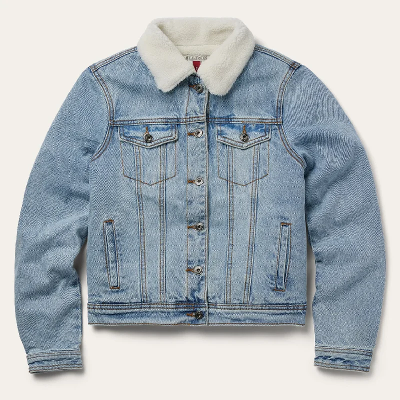 Weekend Special Denim Sherpa Lined Jacket