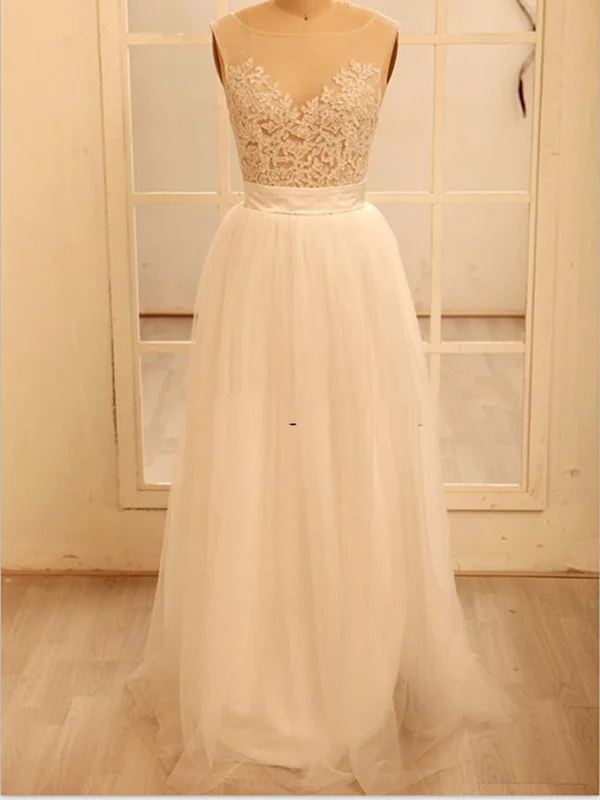 Today Only A Line Round Neck Lace Wedding Dresses, Deep V Neck Back Dress, Ivory Dresses For Wedding Today Only A Line Round Neck Lace Wedding Dresses, Deep V Neck Back Dress, Ivory Dresses For Wedding