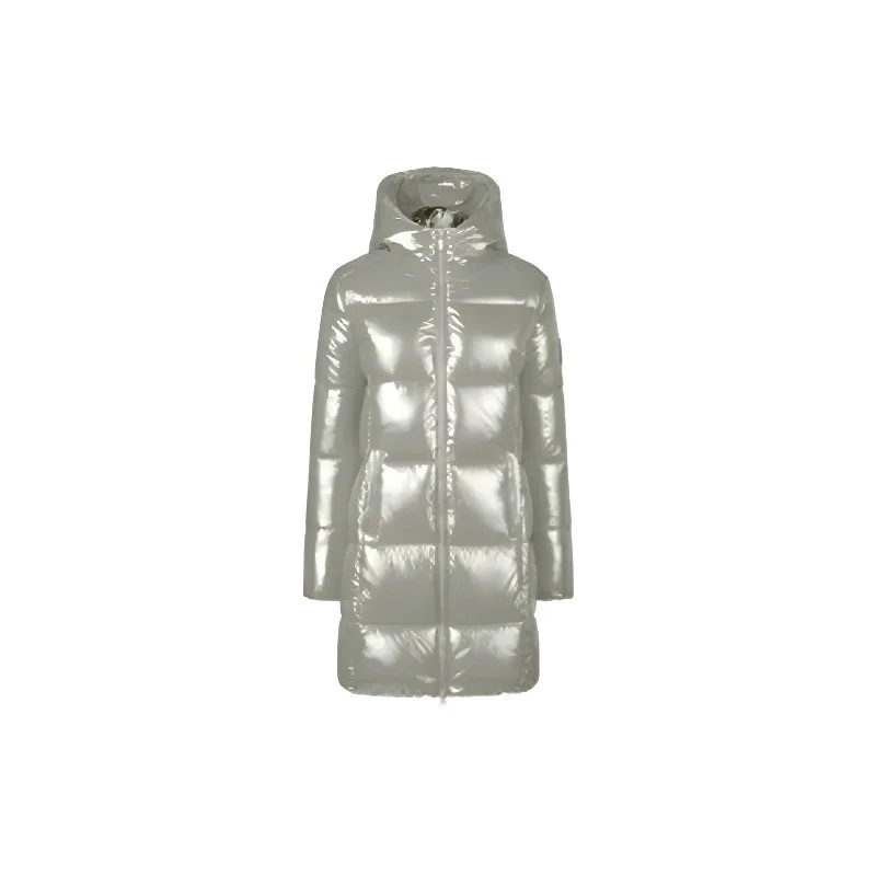 Extra Discounts Women's Ines Hooded Puffer Jacket in Off White
