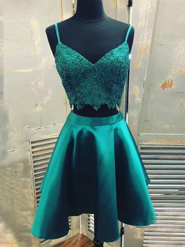 Fantastic Offers A Line V Neck Two Pieces Lace Green Short Prom Dresses Homecoming Dresses, Two Pieces Green Lace Formal Graduation Evening Dresses Fantastic Offers A Line V Neck Two Pieces Lace Green Short Prom Dresses Homecoming Dresses, Two Pieces Green Lace Formal Graduation Evening Dresses