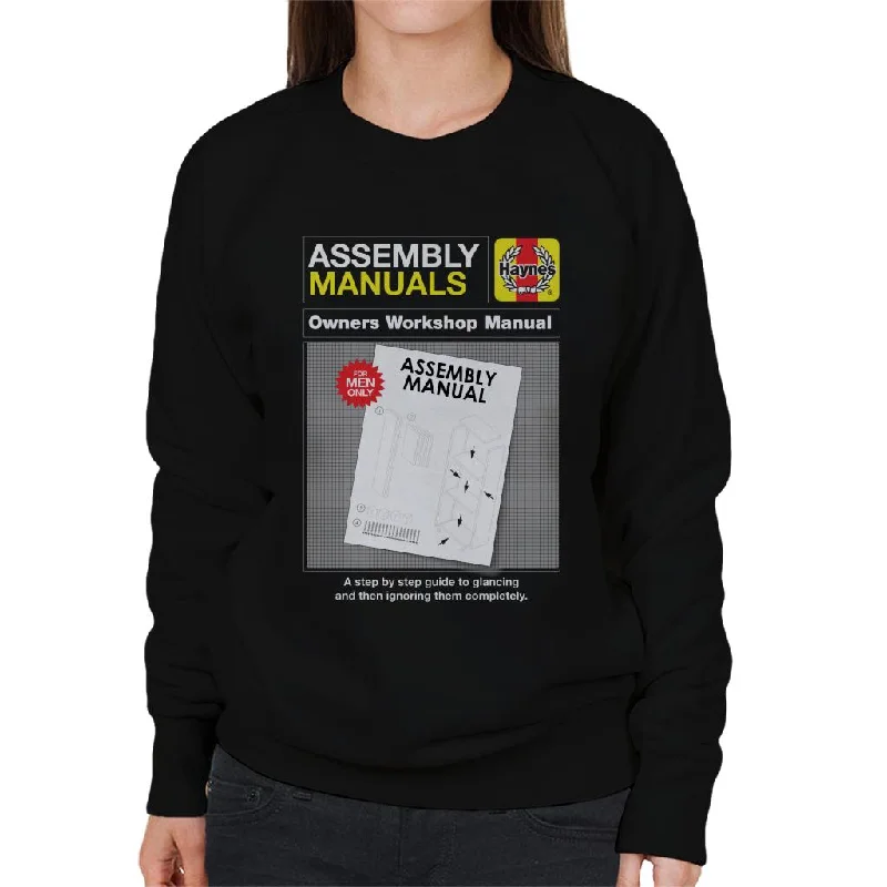 pullover workout hoodieHaynes Assembly Manuals Owners Workshop Manual Women's Sweatshirt