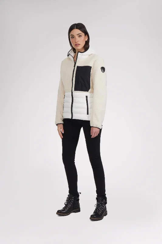 Amazing Deals Fawn Women's Mixed-Media Transitional Jacket