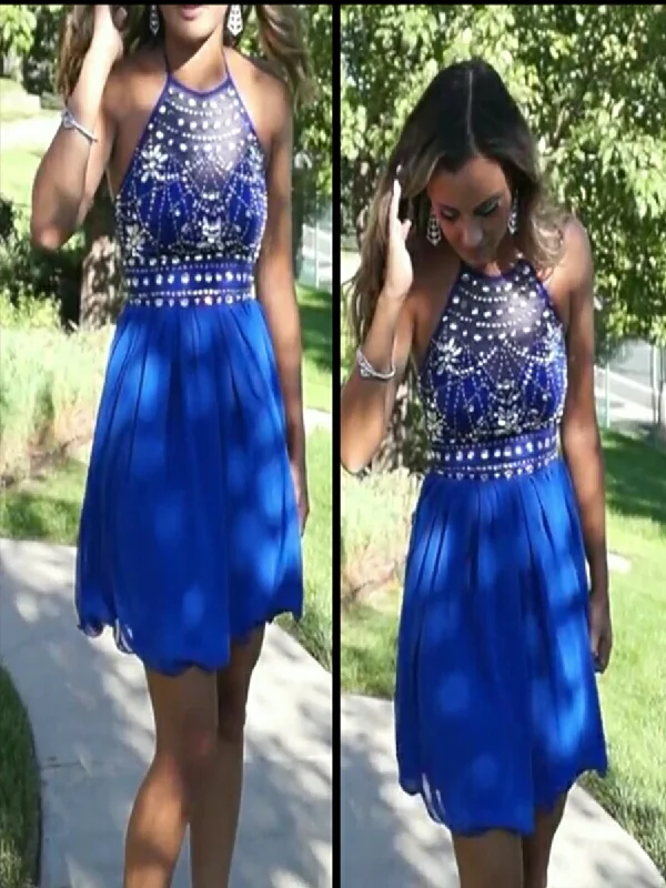 Incredible Offers Custom Made A Line Halter Neck Backless Short Prom Dress, Homecoming Dress, Graduation Dress Incredible Offers Custom Made A Line Halter Neck Backless Short Prom Dress, Homecoming Dress, Graduation Dress
