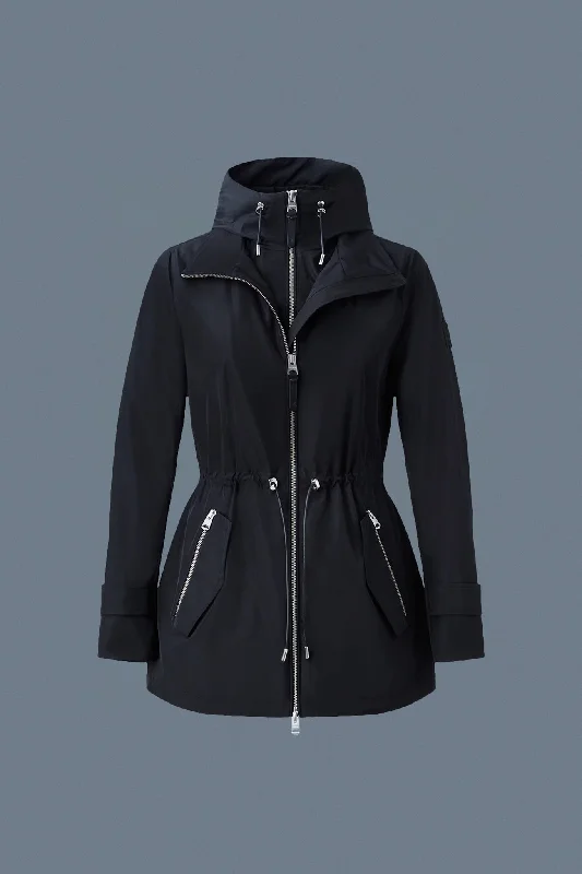 Exclusive Access MELANY 2-in-1 rain parka with removable bib Black
