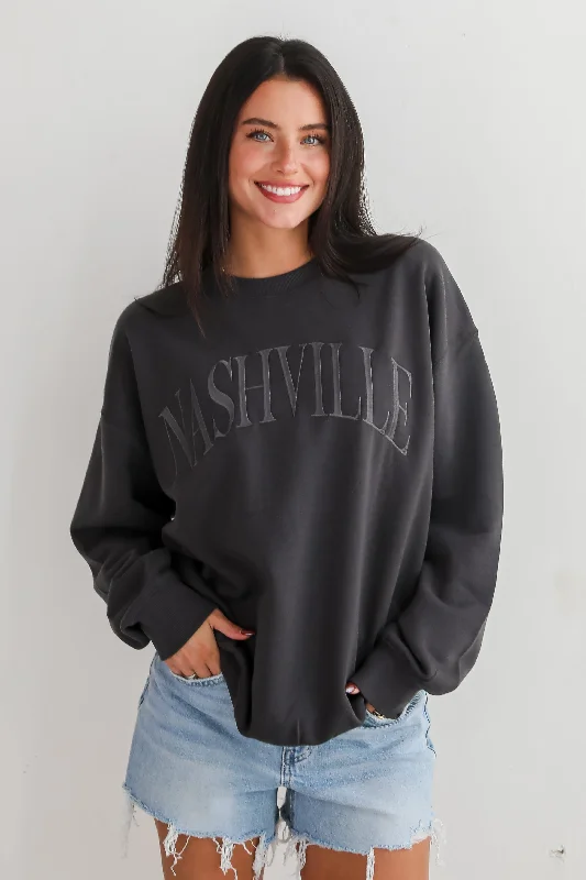 Big Discounts Nashville Embroidered Sweatshirt