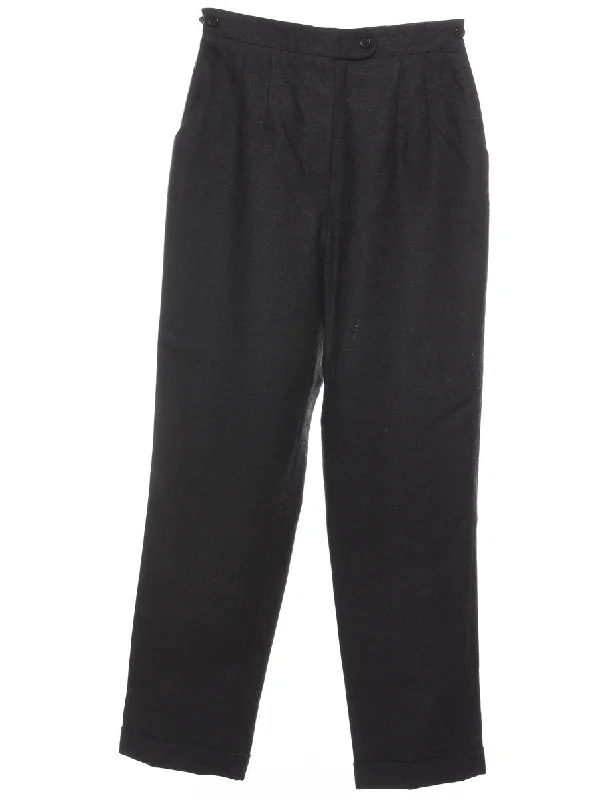 Anniversary Sale Black Tapered Trousers - W28 L30