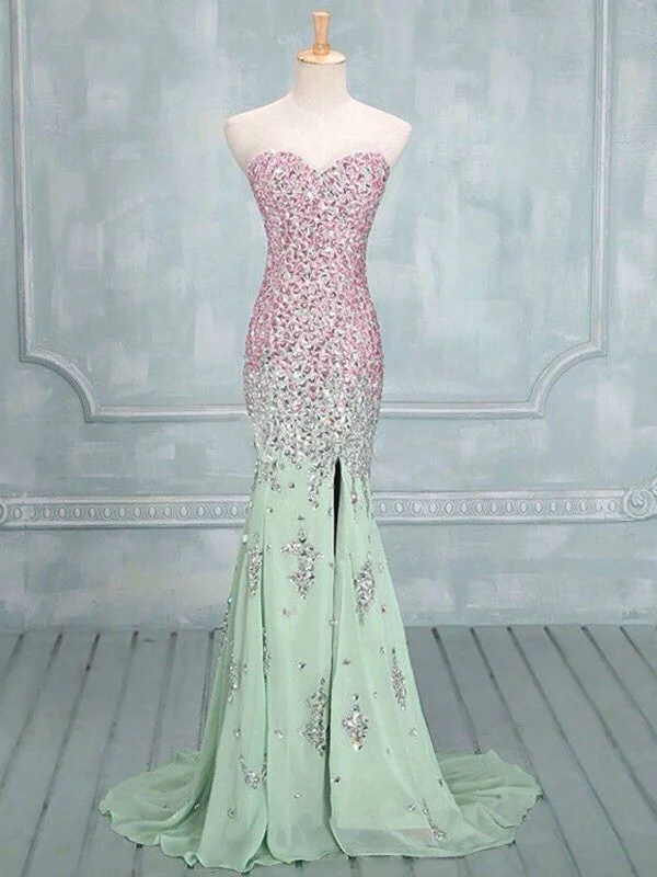 Overstock Custom Made Mermaid Sweetheart Neck Long Prom Dresses, Formal Dresses, Evening Dress Overstock Custom Made Mermaid Sweetheart Neck Long Prom Dresses, Formal Dresses, Evening Dress
