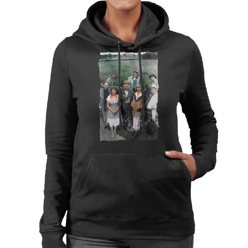 Sale Event TV Times A Selection Of Characters From Emmerdale Farm 1978 Women's Hooded Sweatshirt
