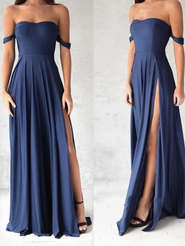 Early Access Custom Made Off Shoulder Sweetheart Neck Blue Prom Dresses, Blue Evening Dresses Early Access Custom Made Off Shoulder Sweetheart Neck Blue Prom Dresses, Blue Evening Dresses