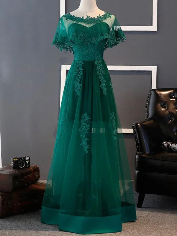 Limited Time Elegant Green Lace Long Prom Dresses, Green Lace Formal Dresses, Green Evening Dresses Limited Time Elegant Green Lace Long Prom Dresses, Green Lace Formal Dresses, Green Evening Dresses