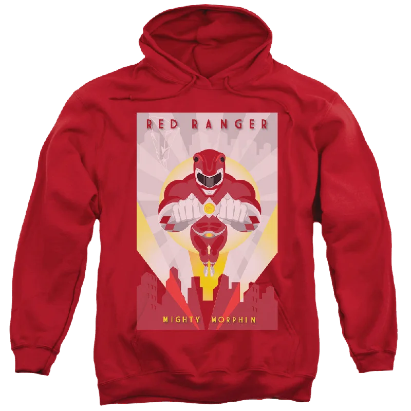 premium hoodieMighty Morphin Power Rangers Red Deco - Pullover Hoodie