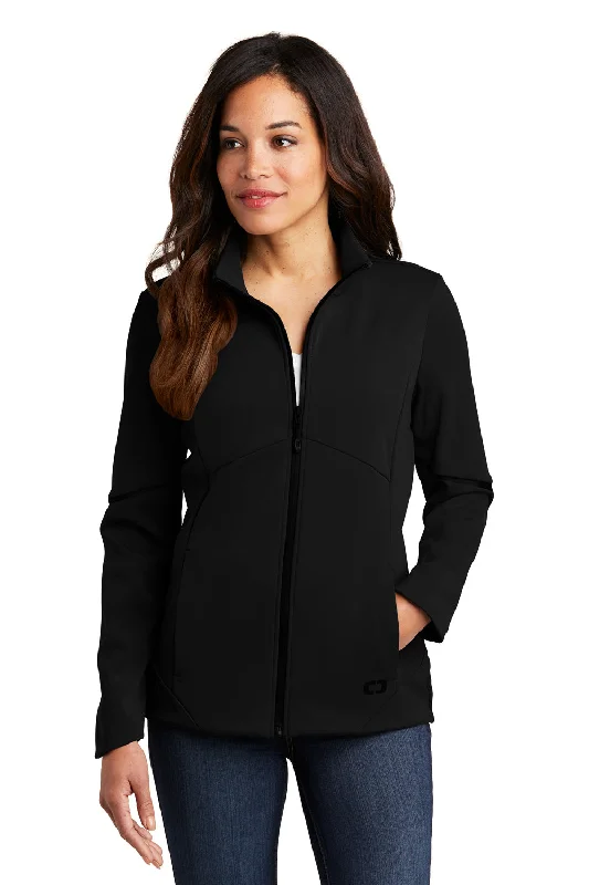 Special Price Ogio Womens Exaction Wind & Water Resistant Full Zip Jacket - Blacktop - Closeout Special Price Ogio Womens Exaction Wind & Water Resistant Full Zip Jacket - Blacktop - Closeout