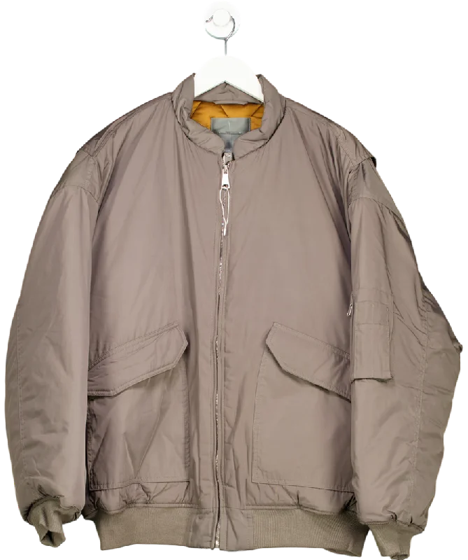 Value Deals Anthropologie Green Padded Bomber Jacket UK XL