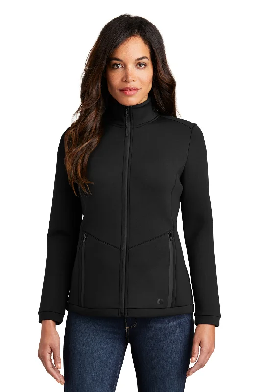Super Sale Ogio Womens Axis Full Zip Jacket - Blacktop - Closeout