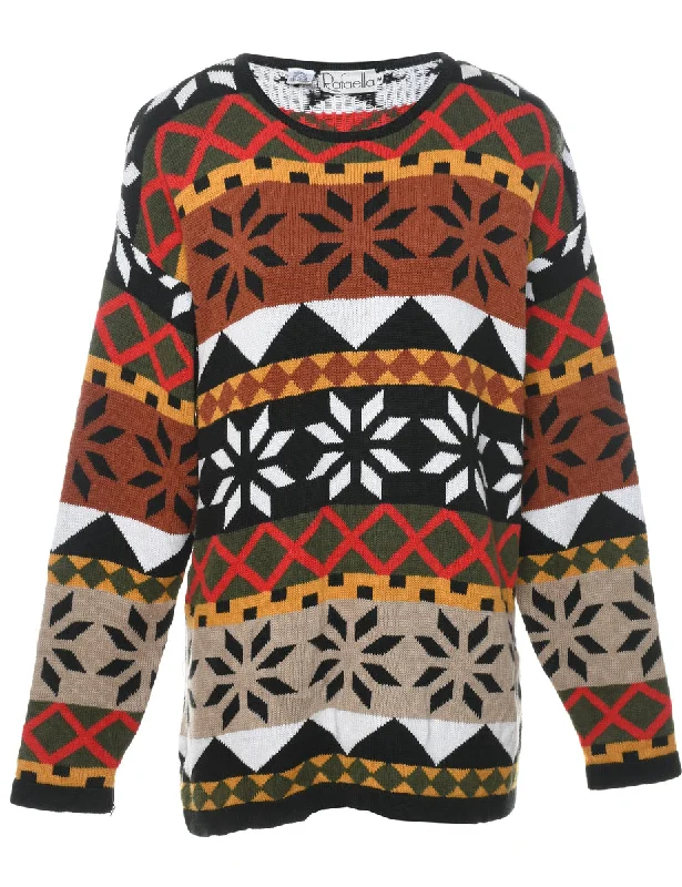 Don’t Miss Out Classic Nordic Jumper - M