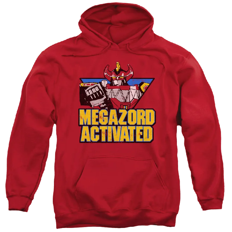 casual streetwear hoodieMighty Morphin Power Rangers Megazord Activated - Pullover Hoodie