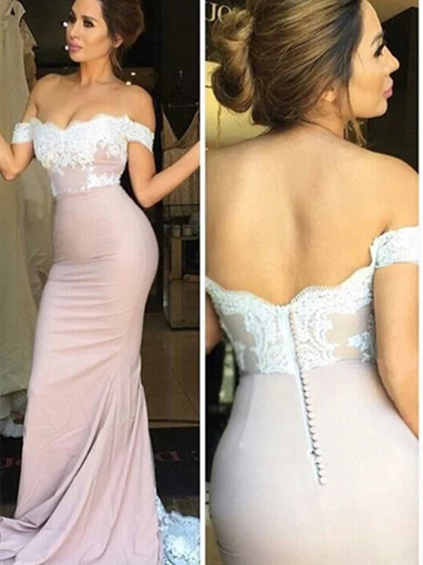 Exclusive Savings Custom Made Off Shoulder Lace Mermaid Prom Dress, Lace Mermaid Formal Dress, Bridesmaid Dress Exclusive Savings Custom Made Off Shoulder Lace Mermaid Prom Dress, Lace Mermaid Formal Dress, Bridesmaid Dress