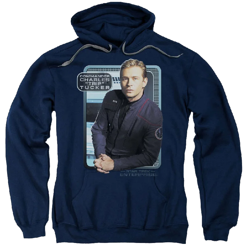 oversized hooded sweatshirtStar Trek Enterprise Trip Tucker - Pullover Hoodie