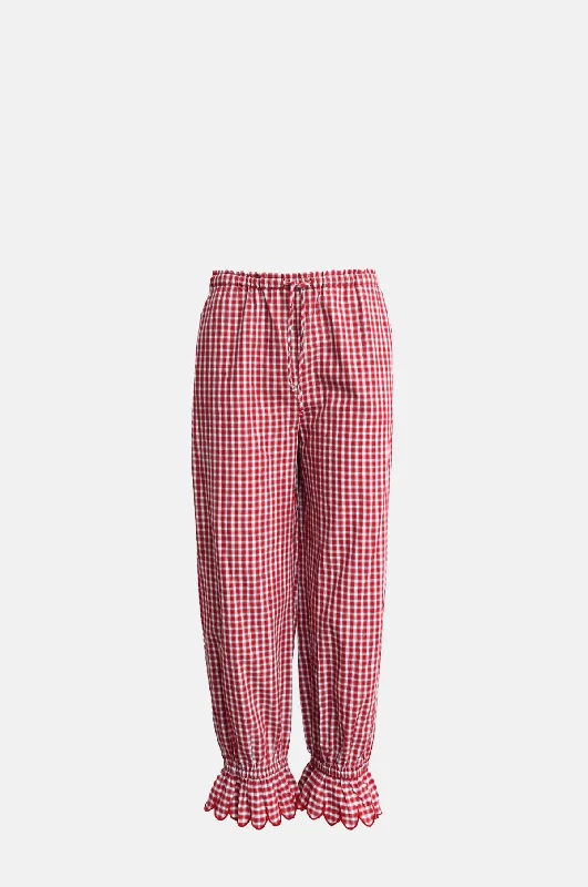 Act Now Pansy Pantaloons Cherry Gingham