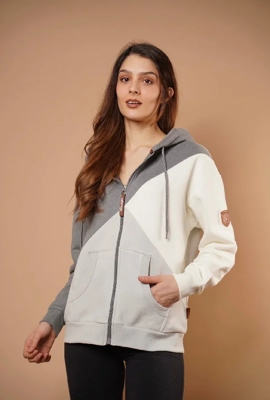 Act Fast Chelif Ash Mix Full-Zip Hoodie