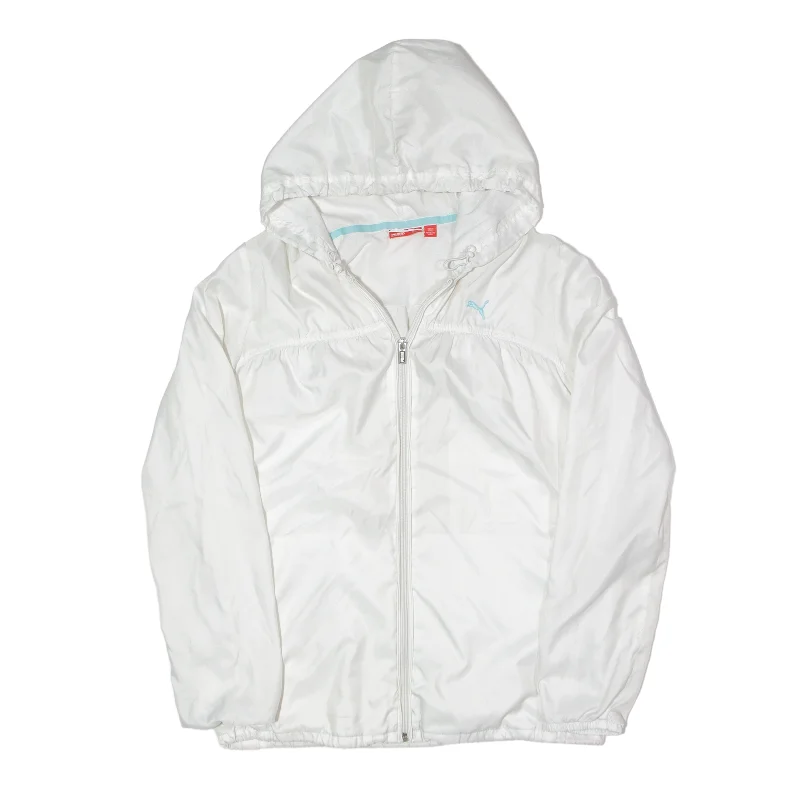 Can't Miss PUMA Rain Jacket White Womens M