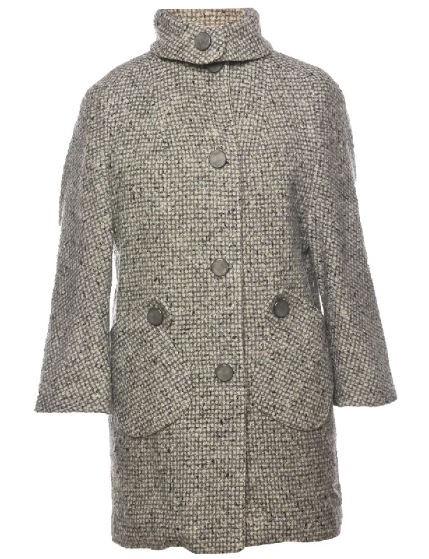 Reduced Prices Single Breasted Wool Coat - M