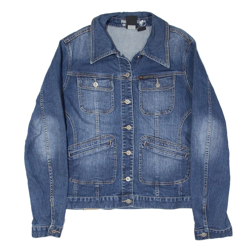 Midnight Madness PARASUCO Denim Jacket Blue Womens XL